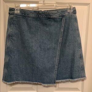 Ann Taylor LOFT Denim “Wrap” Skirt Size 10 New with Tag